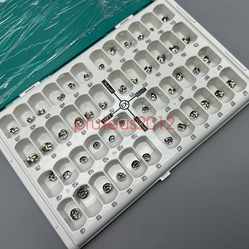 Dental Stainless Steel Primary Pediatric Pedo Molar Crowns Baby Kids Teeth Crown