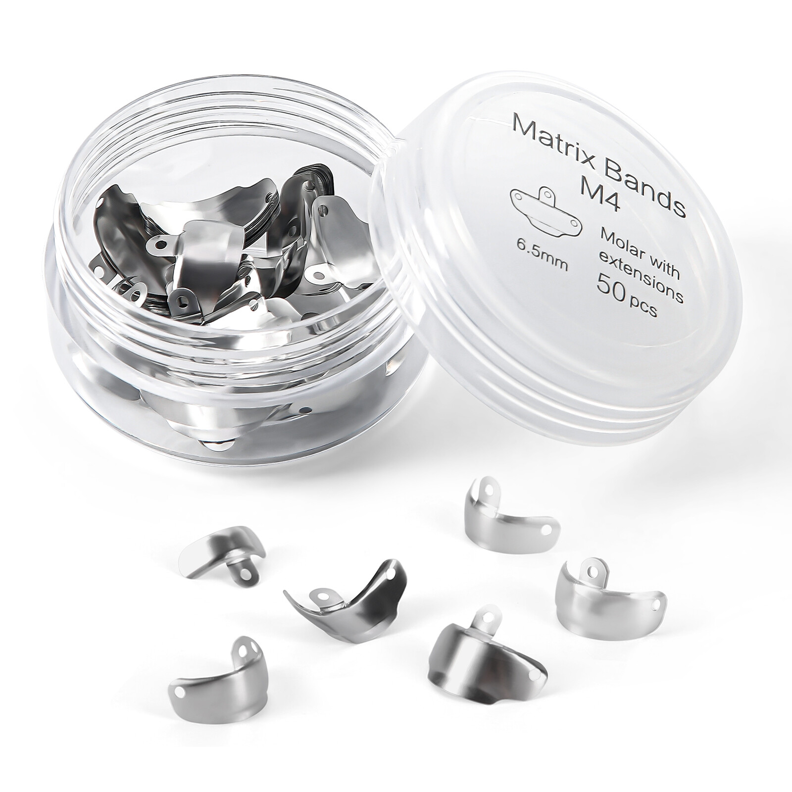 JMU Dental Sectional Contoured Matrix Bands Deciduous/Premolar/ Molar Matrices