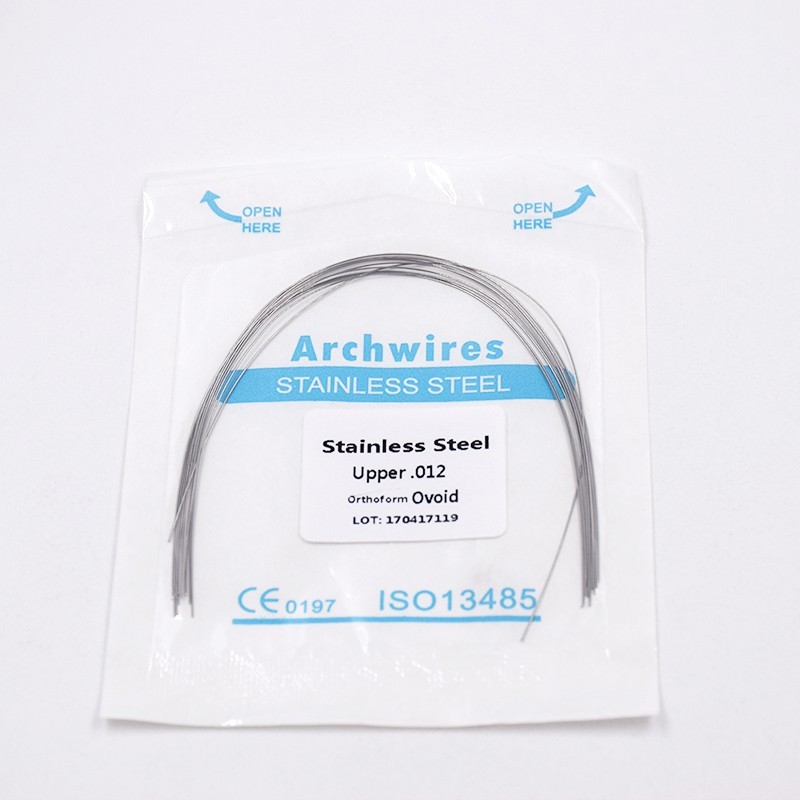 Dental Stainless Steel Arch Wire Round/Rectangular Ovoid/Natural/Square Form