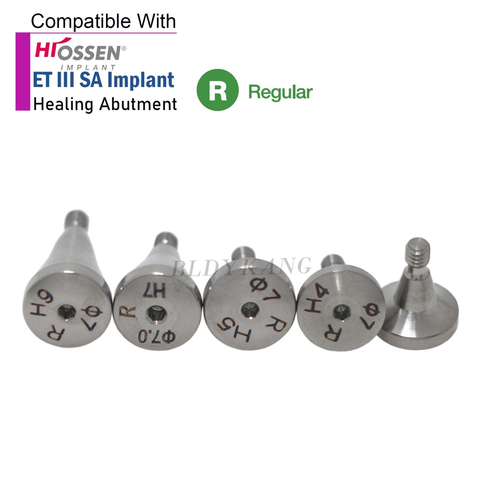 Dental Healing Abutment Mini Regular Platform Fits Osstem Hiossen