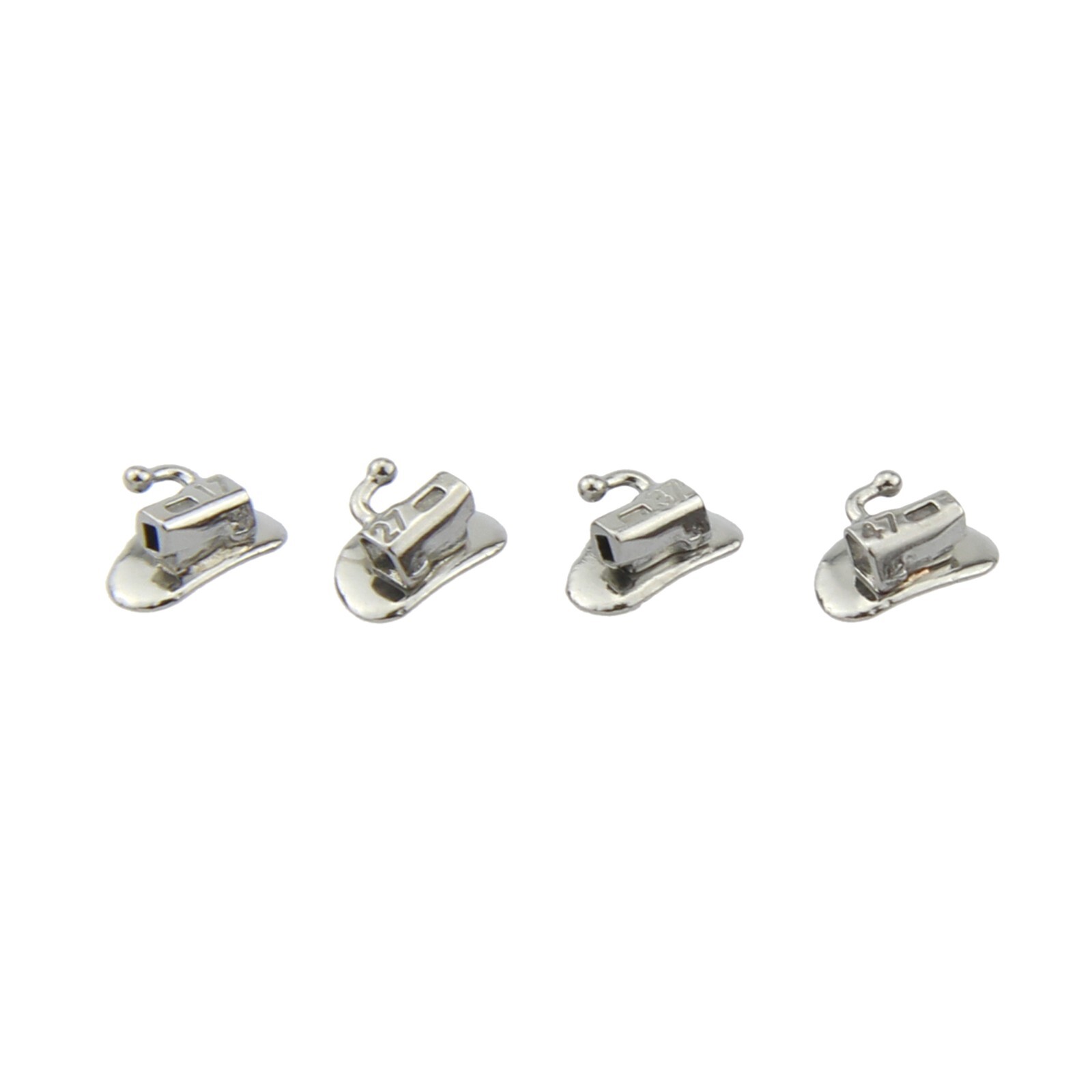 200pcs Orthodontic Buccal Tubes Roth 1st 2nd Molar Brackets tubos de ortodoncia