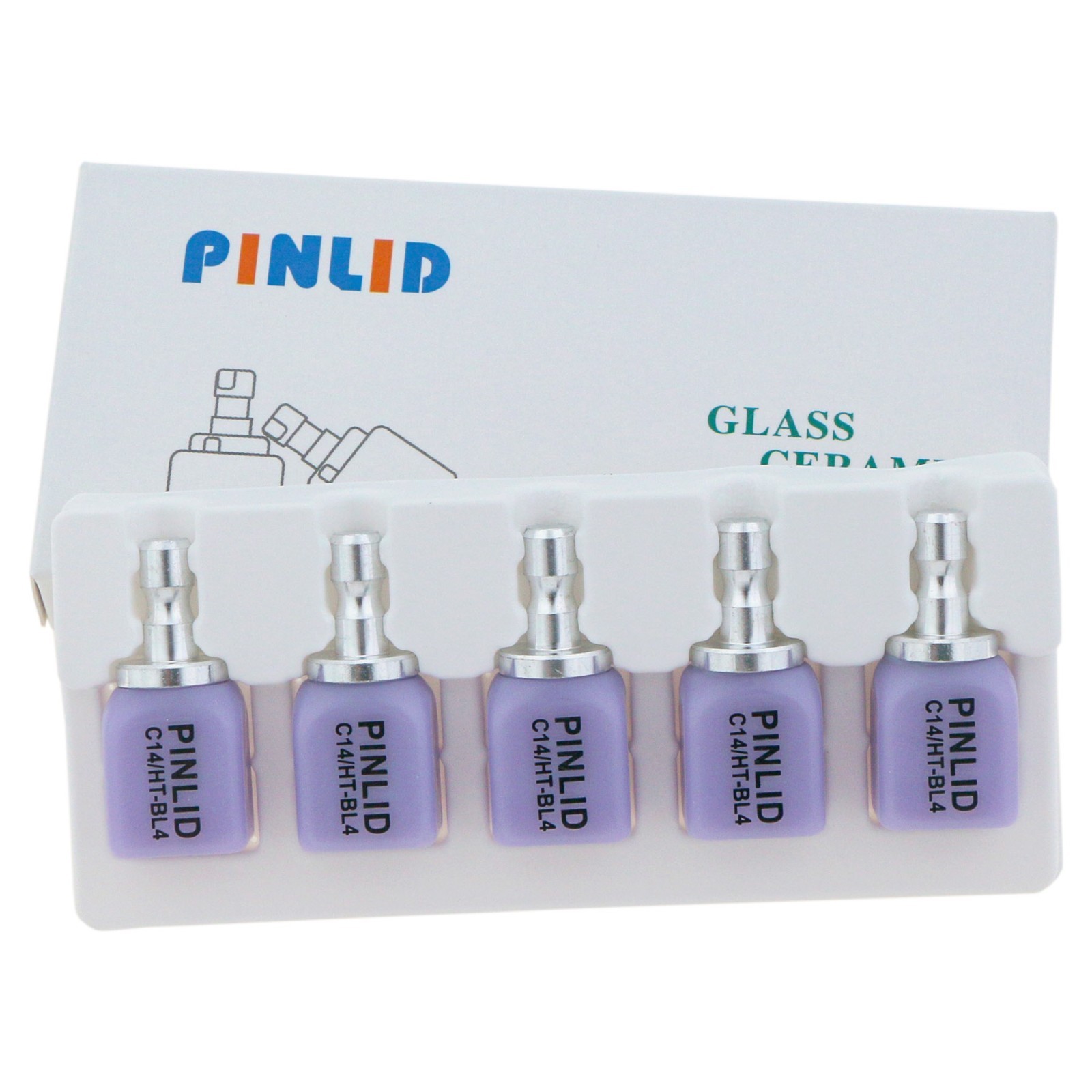 US Dental Emax Lithium Disilicate Glass Ceramic Blocks C14 HT CEREC CAD/CAM