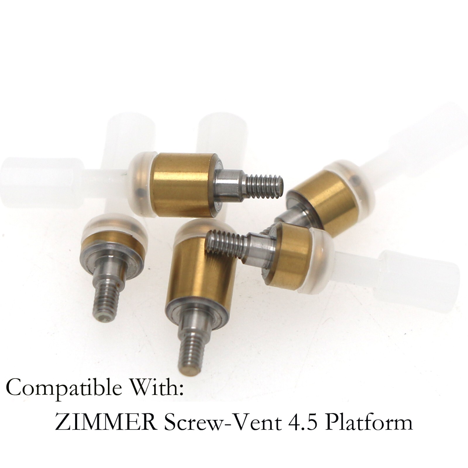 Dental Locator Abutment for Zimmer Tapered Screw-vent 4.5 Internal-Hex Implants