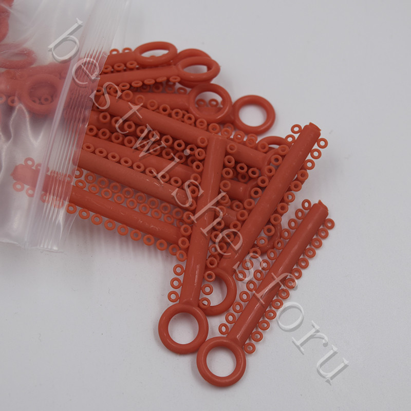1 Pack 1040 Ring Dental Orthodontics Elastic Ligature Ties Bands Brace 37 Color