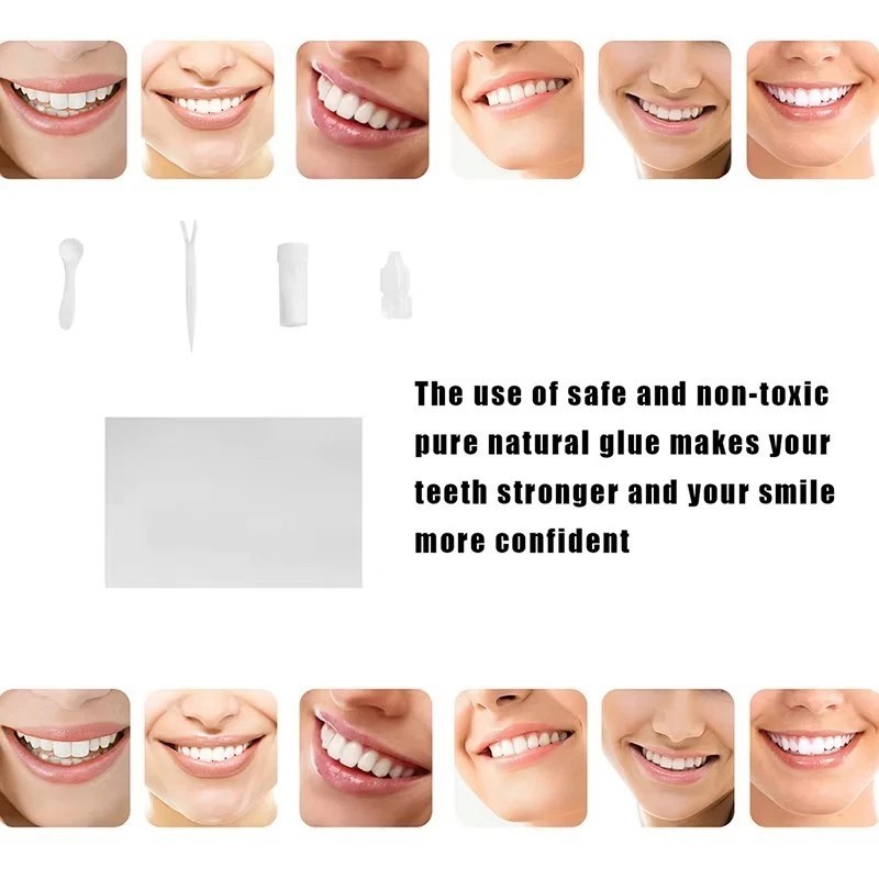 Dental Cement Permanent Tooth Filling Fixation Powder Liquid resin glue teeth