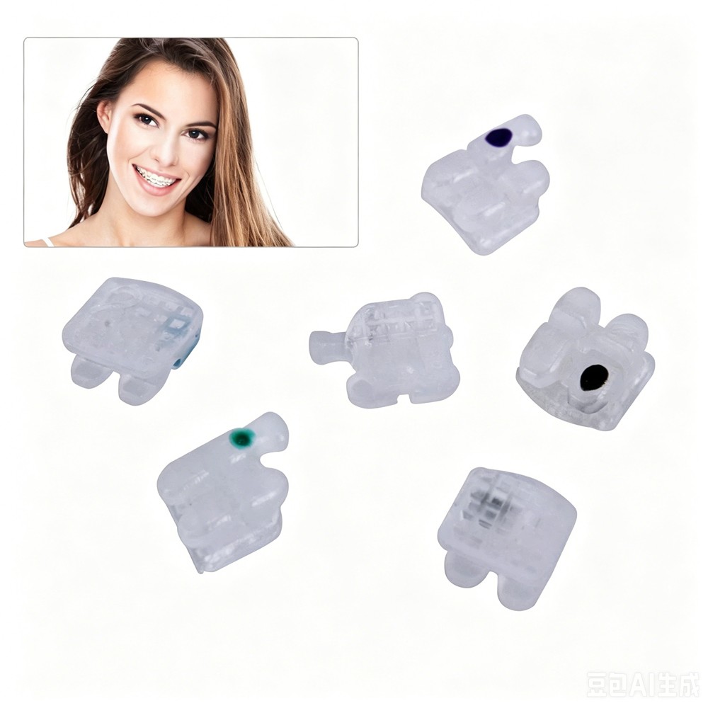 Dental Ortho Clear Bracket Monocrystalline Sapphire /Ceramic Braces Roth MBT 022