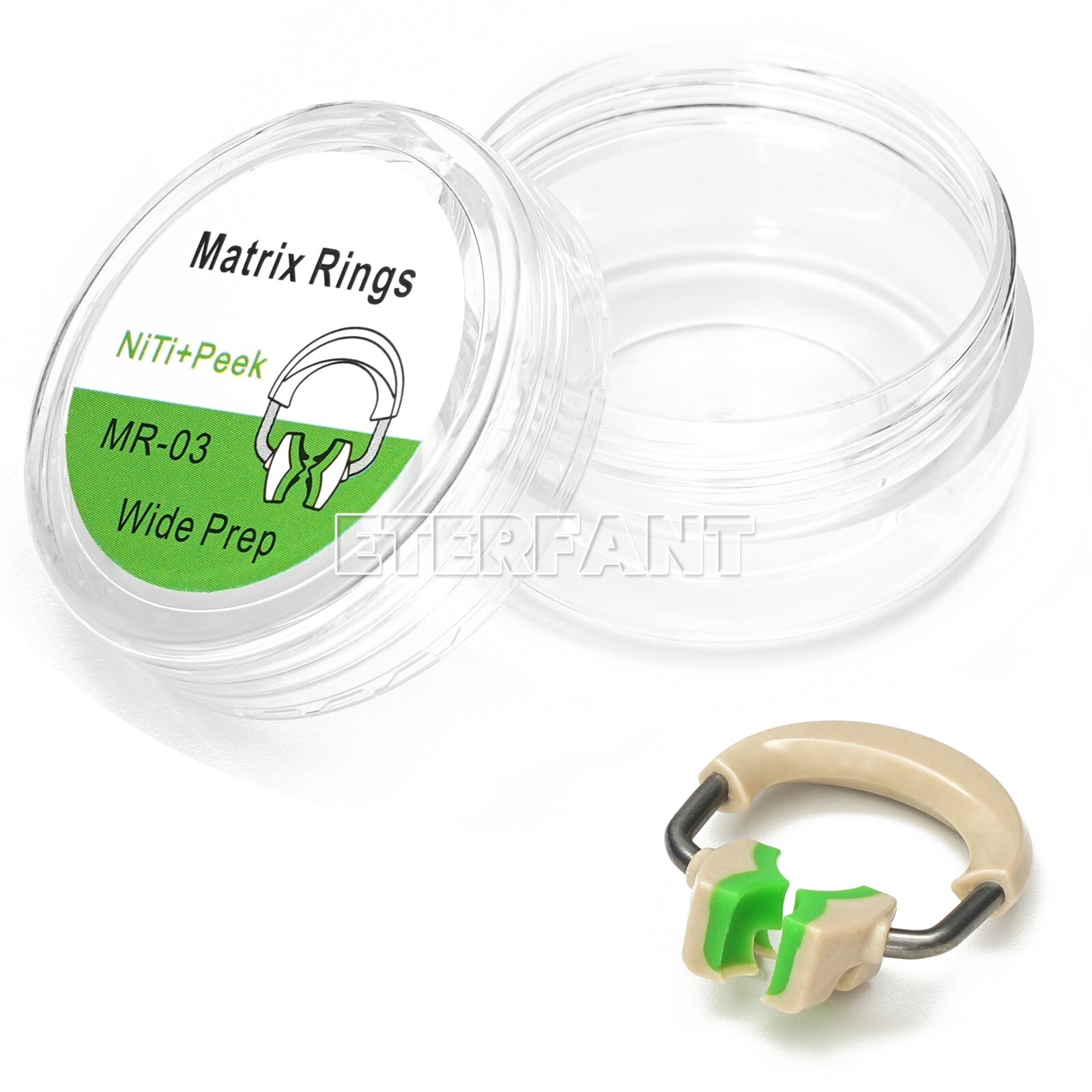 Dental Autoclavable Matrix Bands Rings Matrices Clip Clamp Titanium Fit Garrison