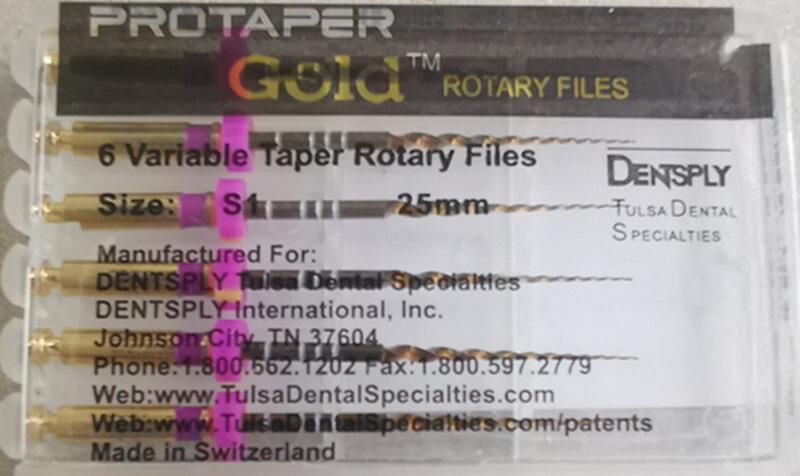 Dentsply Protaper Gold Rotary Files Tulsa Assorted Endodontics 21mm/25mm/31mm