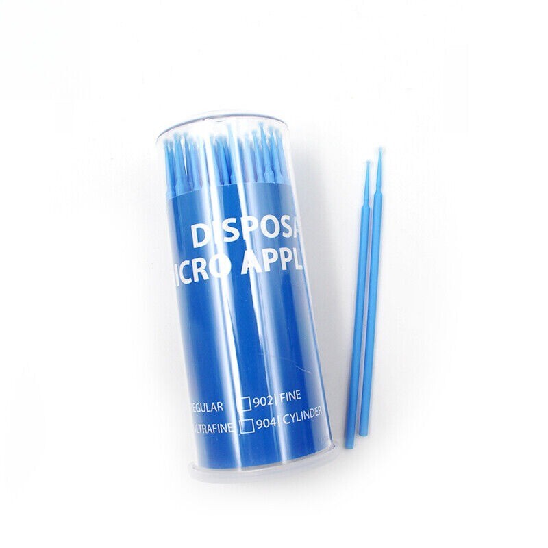 100pcs Micro Swabs Brush for Permanent Makeup Tattoo Lash Nail Eyelash Extension