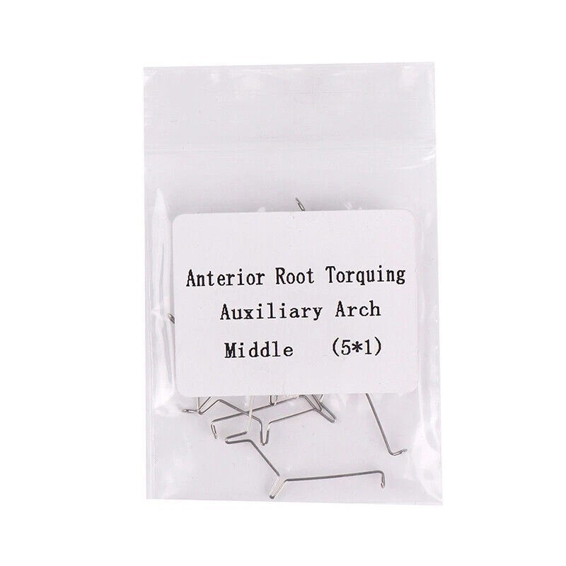 5 Pcs/Pack Dental Orthodontic Anterior Spring Root Torquing Auxiliary Arch Wire