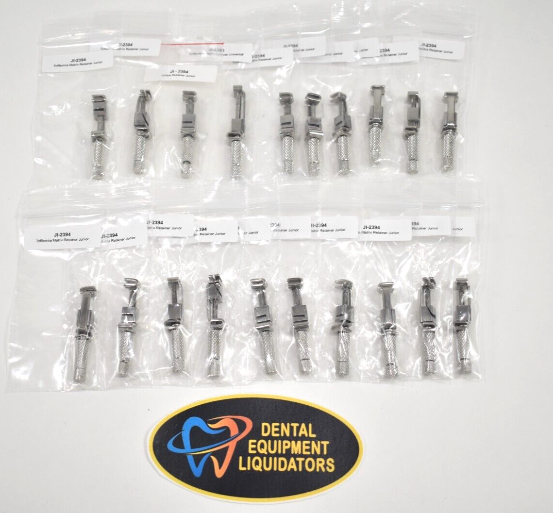 Set of 20 Dental Matrix Retainers JUNIOR Size – Quality Stainless Steel #2394