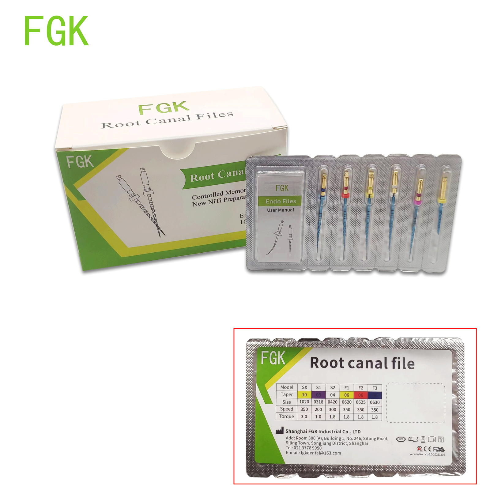 Dental Endo Rotary Files NITI Root Canal Heat Actived Files Taper SX-F3 21/25MM