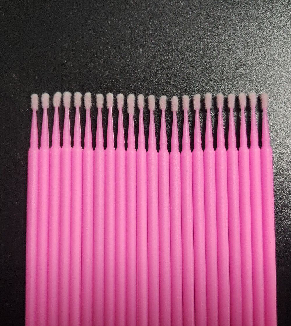 600Pcs Dental Swabs Disposable Applicators Micro Brush Stick Eyelash Extension