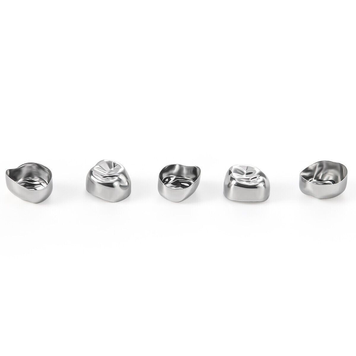 5 Pcs Dental Stainless Steel Kids Primary Molar Crowns Pediatric Crown 48 Size