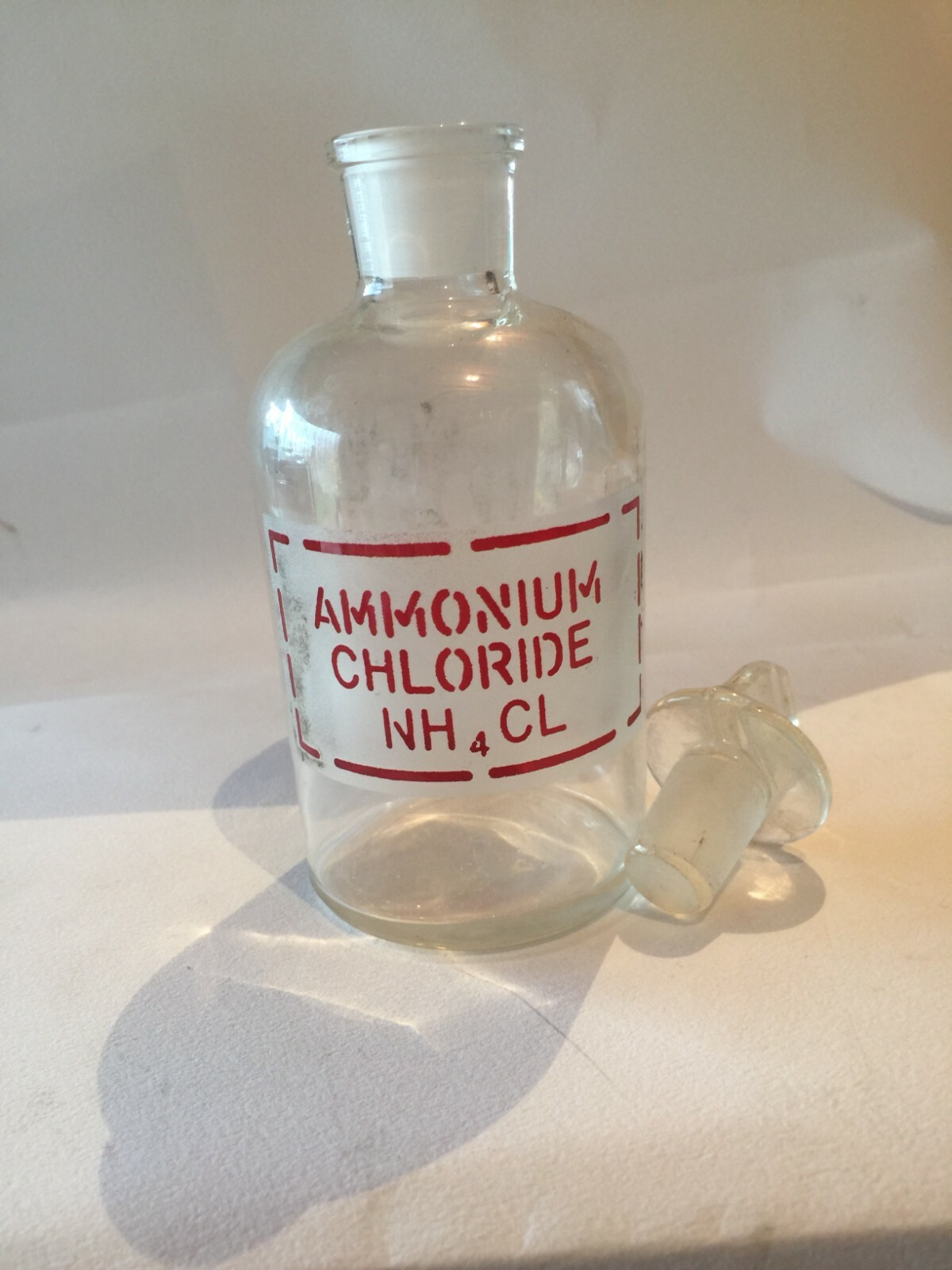 VINTAGE RARE Pyrex reagent bottle w/stopper 250mL Set(3) SEE LABEL CHOICES BELOW