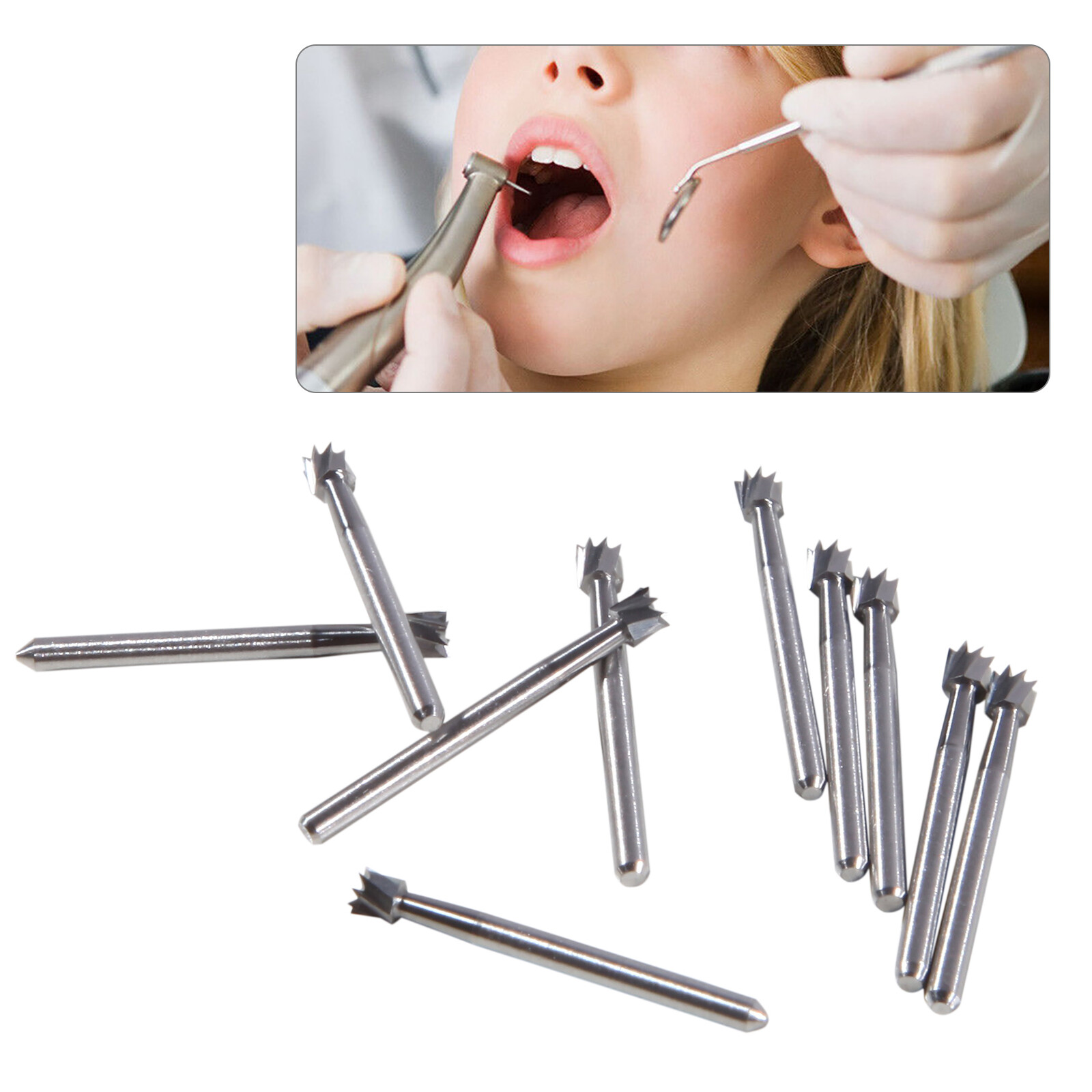 Dental Tungsten Carbide Bur FG Inverted Cone Burs FG-41 For High Speed Handpiece