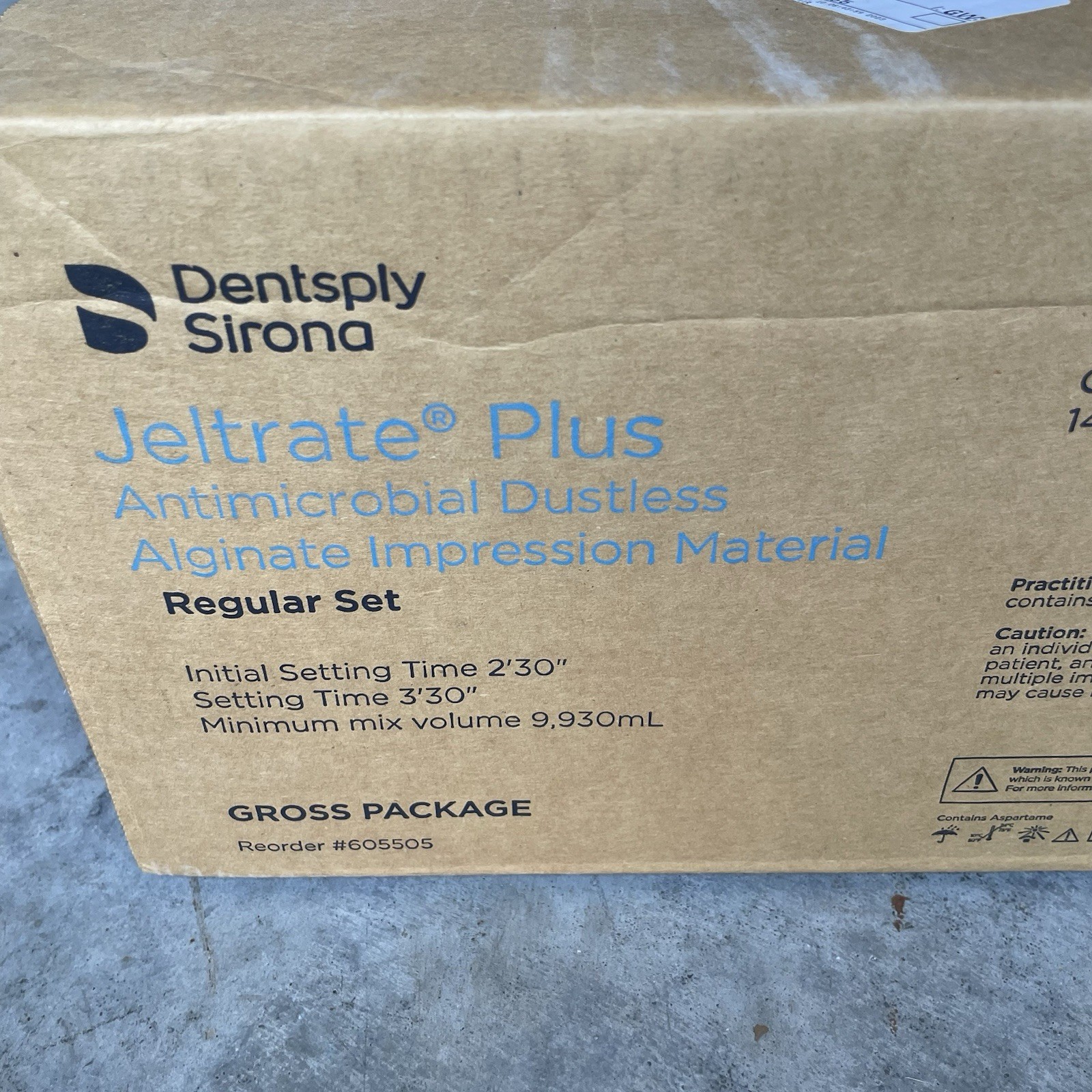 Dentsply Sirona Jelrate Plus Antimicrobial Dustless Alginate Impression Material