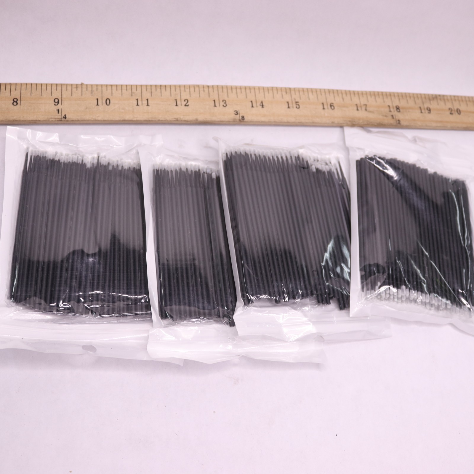 (400-Pk) Micro Brushes High-End Microswabs For Eyelash Extensions Black 1.5 MM