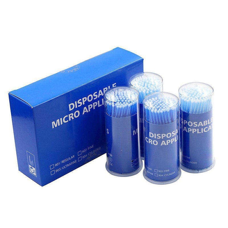 100Pcs/Box Dental Material Disposable Micro Brushes Applicators Micro Applicator