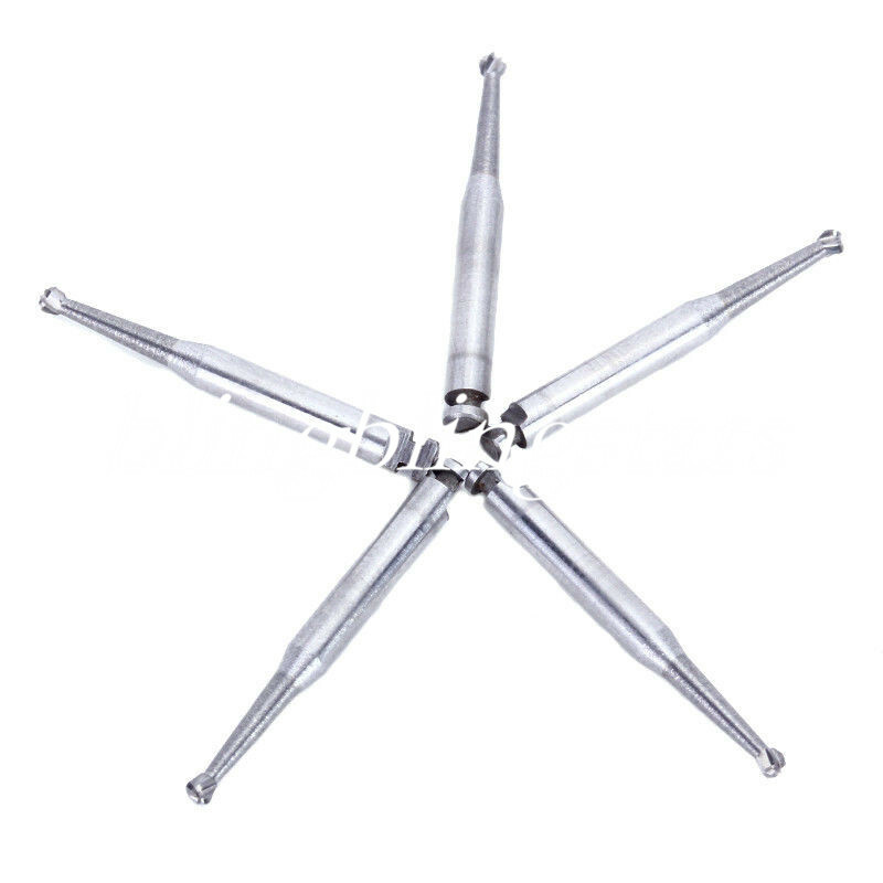 5 Pcs/Box Dental Carbide Bur Round for Slow Speed Latch Type RA#1-#8 Burs Angle