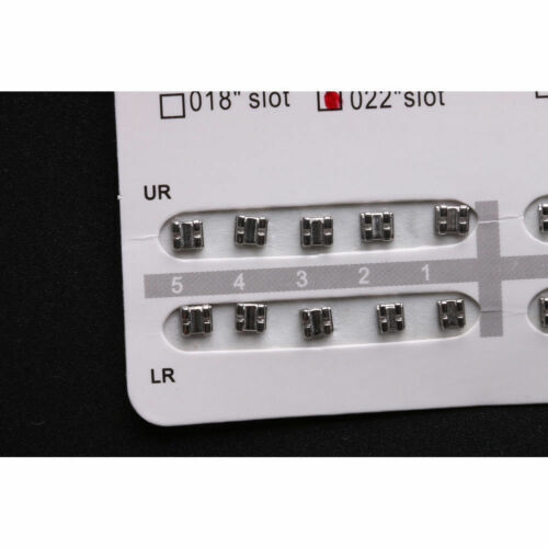 20 Pcs/Pack Dental Monoblock MIM Orthodontic Metal Brackets Braces Mesh Base