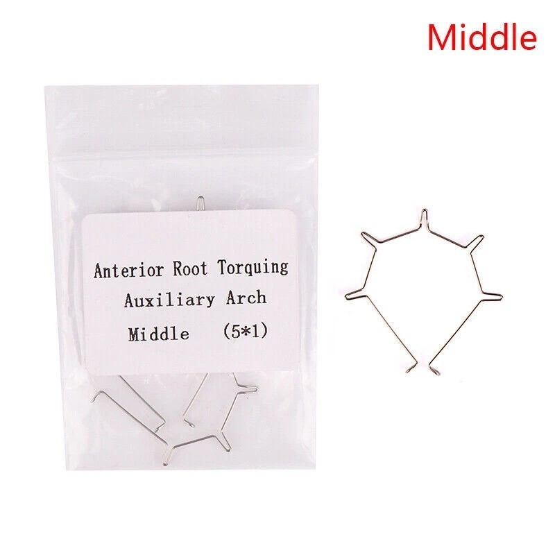 5 Pcs/Pack Dental Orthodontic Anterior Spring Root Torquing Auxiliary Arch Wire