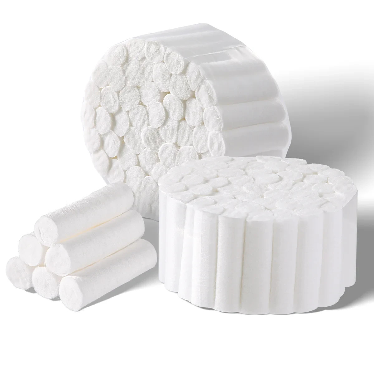 Cotton Gauze Rolls for Dental Kits, Nose Plugs, Mouth Care – Choose Quantity