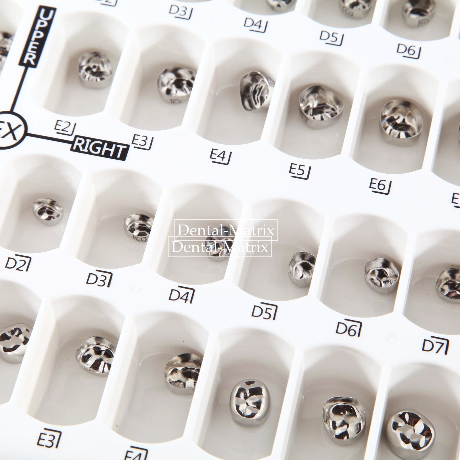 48 Sizes Dental Kids Crown stainless steel Primary Molar Pediatric Crowns Kit