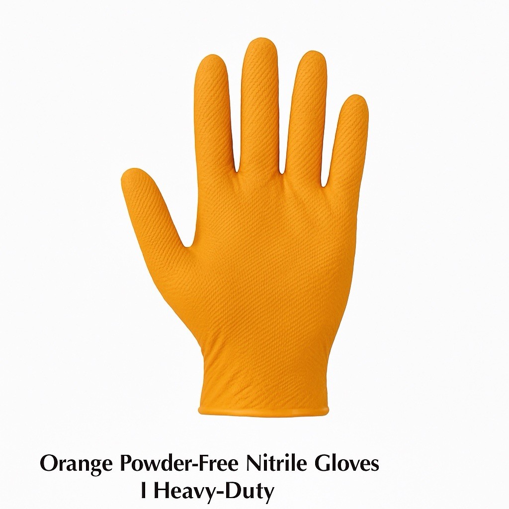 Lavex Pro 8 Mil Nitrile Gloves Large 100ct | Heavy-Duty Diamond Textured