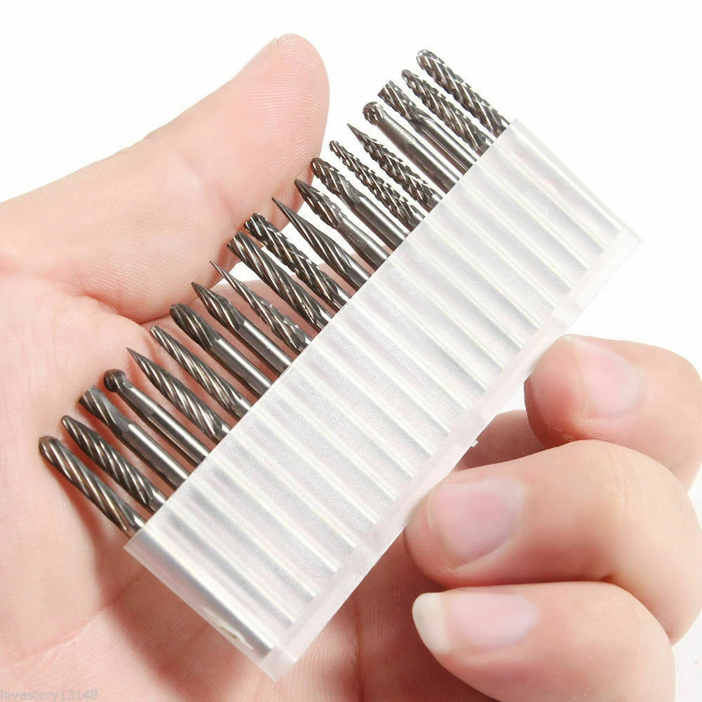 20 Pcs/Pack Lab Dental Tungsten Carbide Rotary Burr Rotary Tool Milling Drill