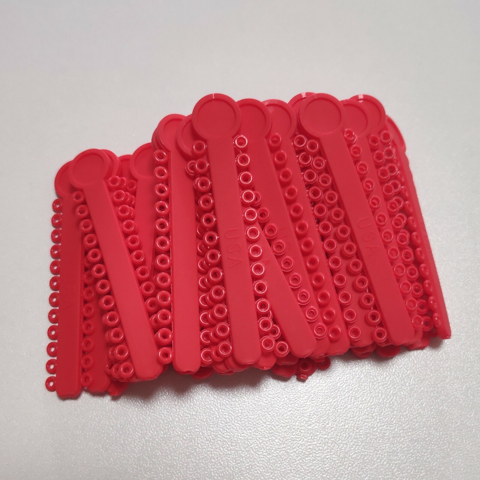 1Pack/1008pcs Dental Ligature Ties Orthodontic Elastic Rubber Bands 38 Colors