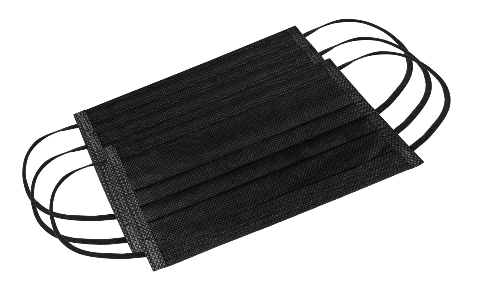 3 Ply iMask 50 Pcs Non-woven Earloop BLACK Face Mask ASTM Level 3 BFE&PFE ≥98%