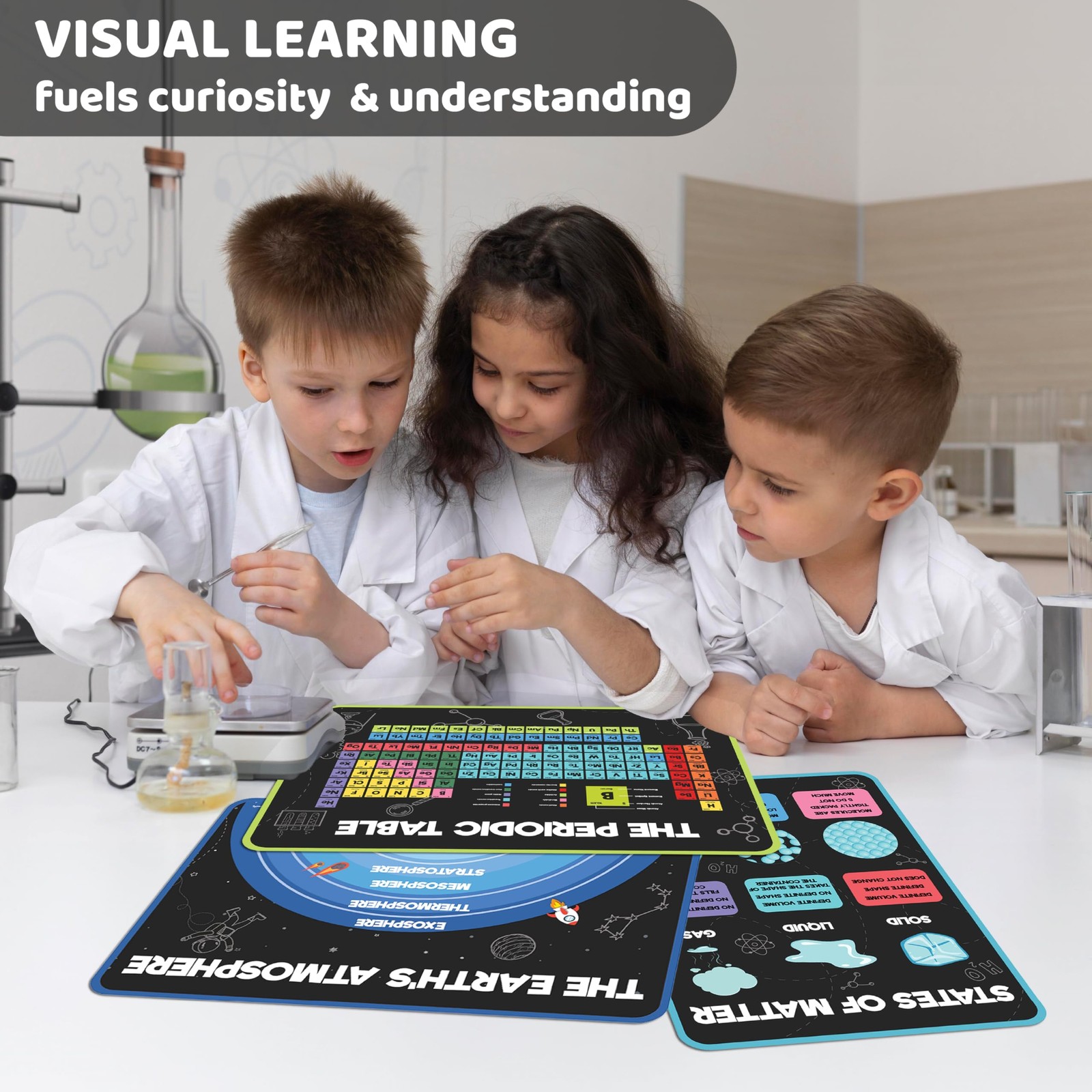 Jackinthebox 12 Science Posters For Classroom – 12 X 17 Inches Laminated Middle