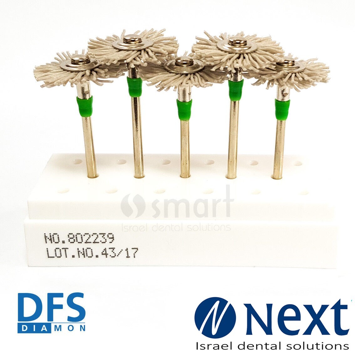 Upofix polisher brush pre polishing movements occlusal DFS Diamon ceramic green
