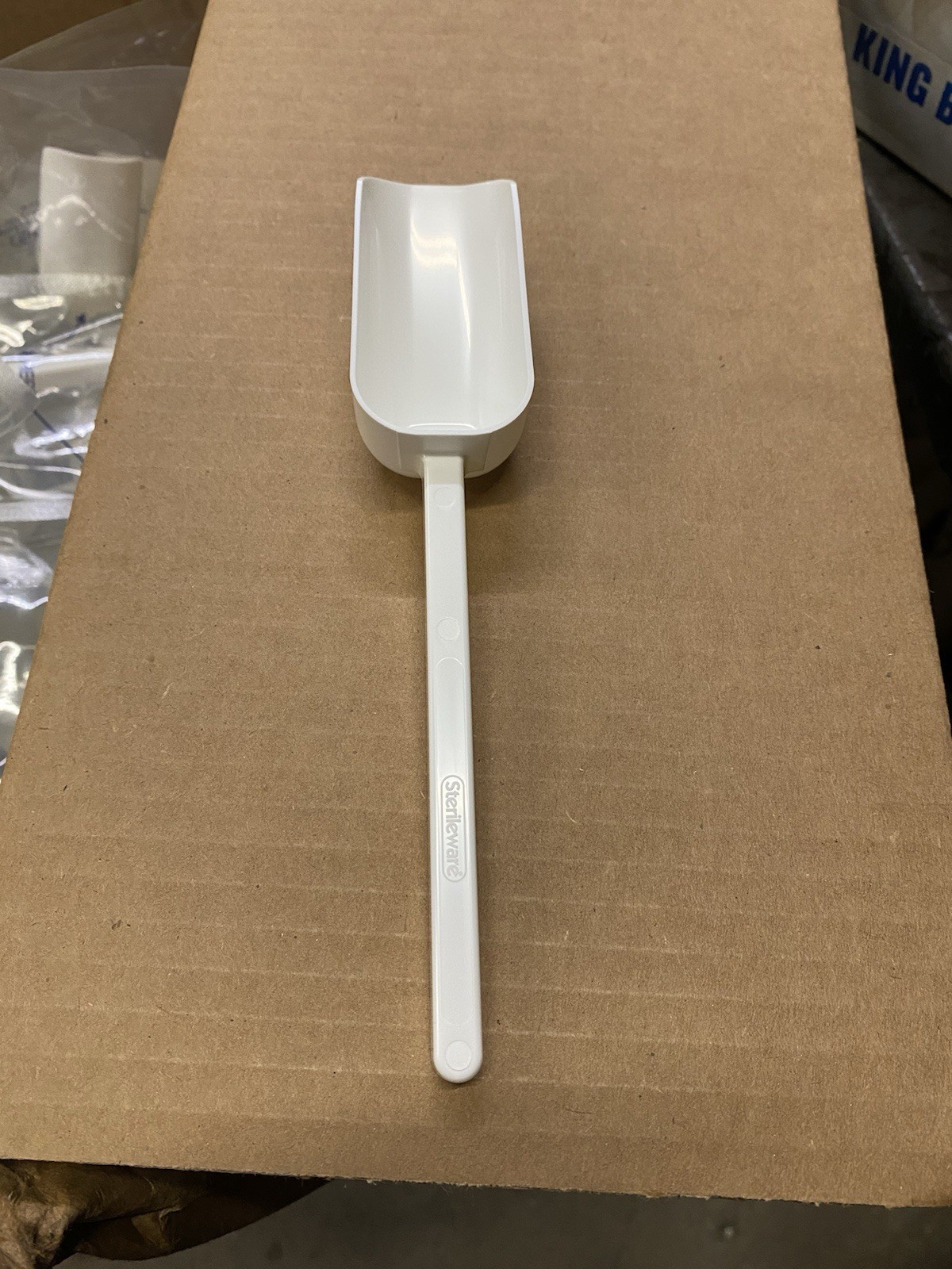 (25) Bel-Art Sterileware Sterile Sampling Scoops H36902-0000, 60ml / 2oz, White
