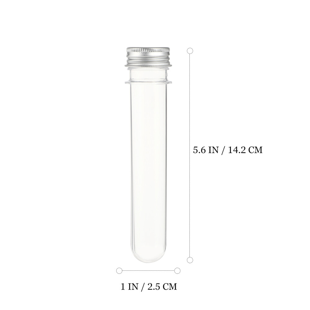 20pcs test tubes plastic test tubes for halloween test tubes with screw caps