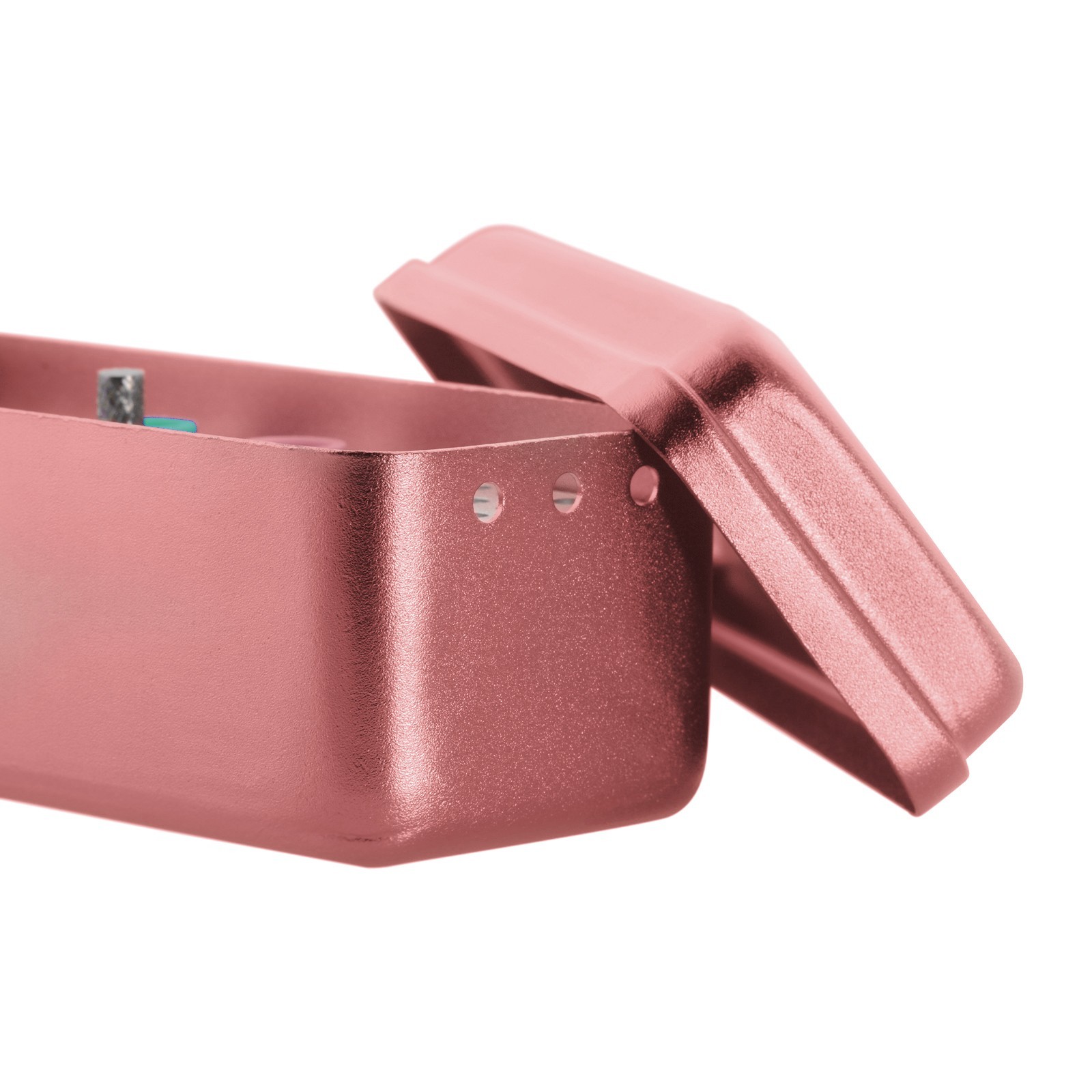 60 Holes Dental Disinfection Endo Files Holder Aluminum Box Autoclave Pink US