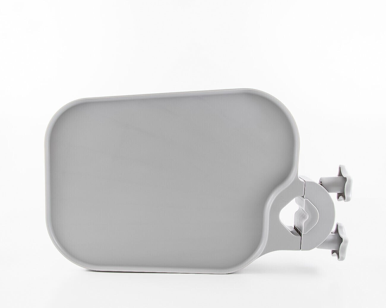 TPC POLE POST MOUNT UTILITY ACCESS SHELF TRAY TABLE DENTAL MEDICAL GREY