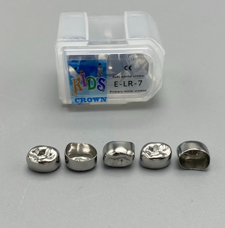 Dental Kids Crown stainless steel Primary Molar Pediatric Crowns Kit 48Sizes USA