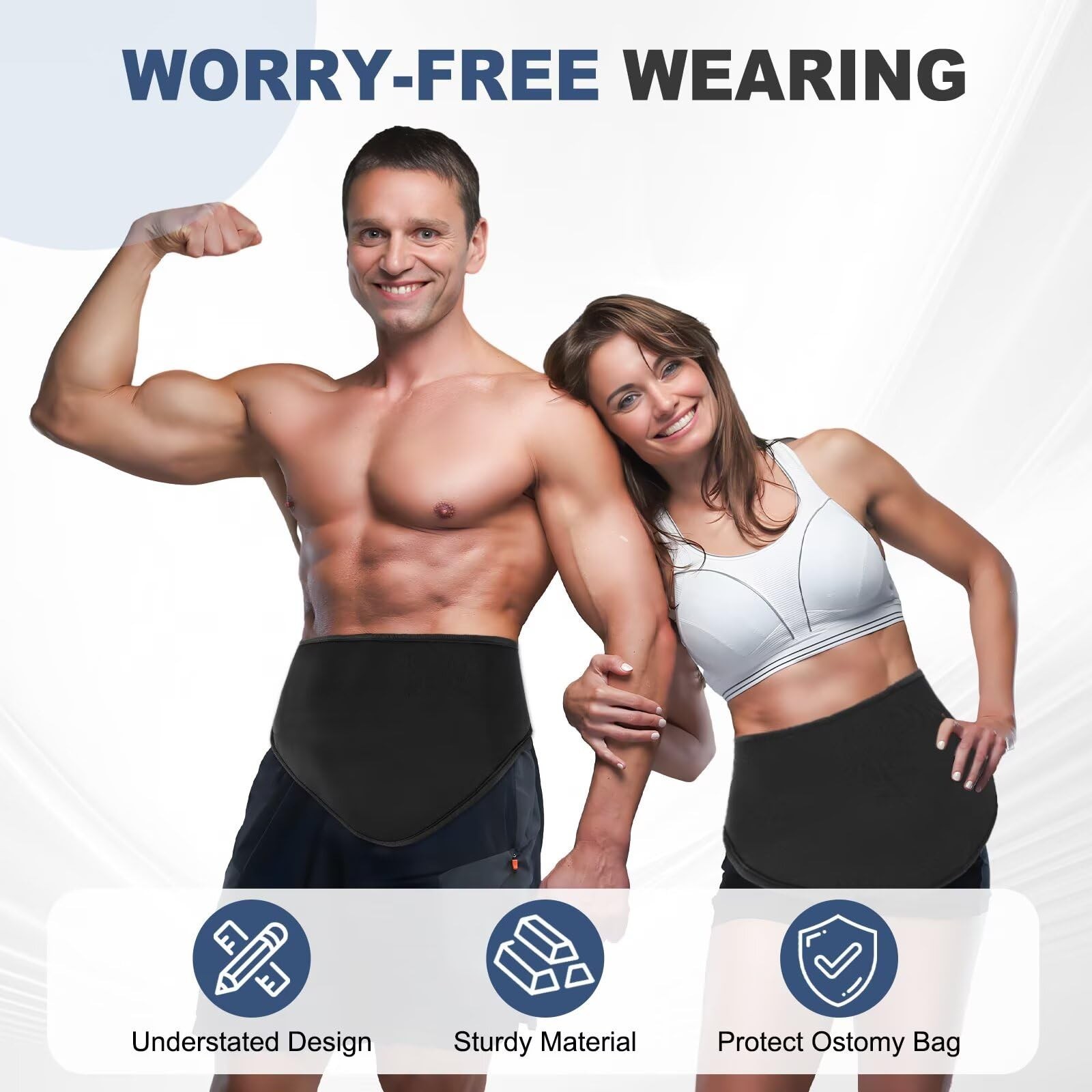 Ostomy Waist Bag Adjustable Ostomy Belt Ostomy Bag Men Women Ostomy Bag Cover…