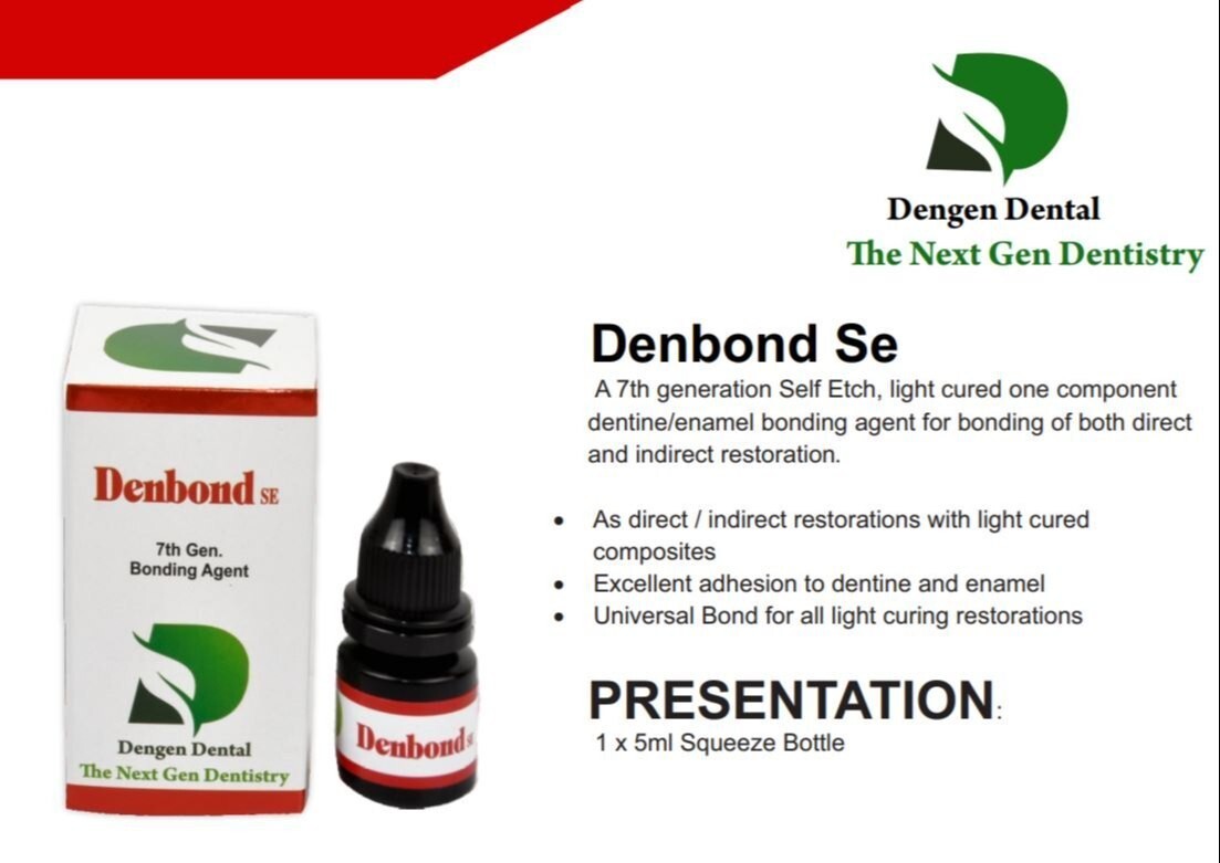 DENGEN Denbond SE Adhesive One-Step Self-Etch Bonding 5ml Bottle All In One