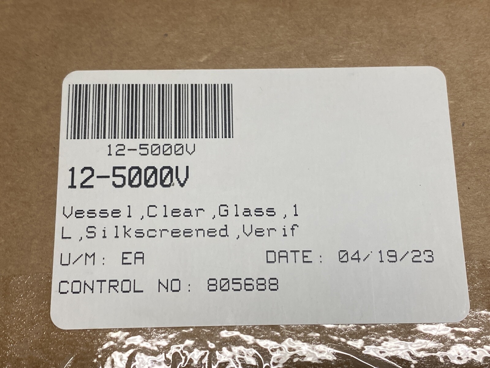 New AGILENT Glass 1000mL Clear EaseAlign Dissolution Testing Vessel 12-5000