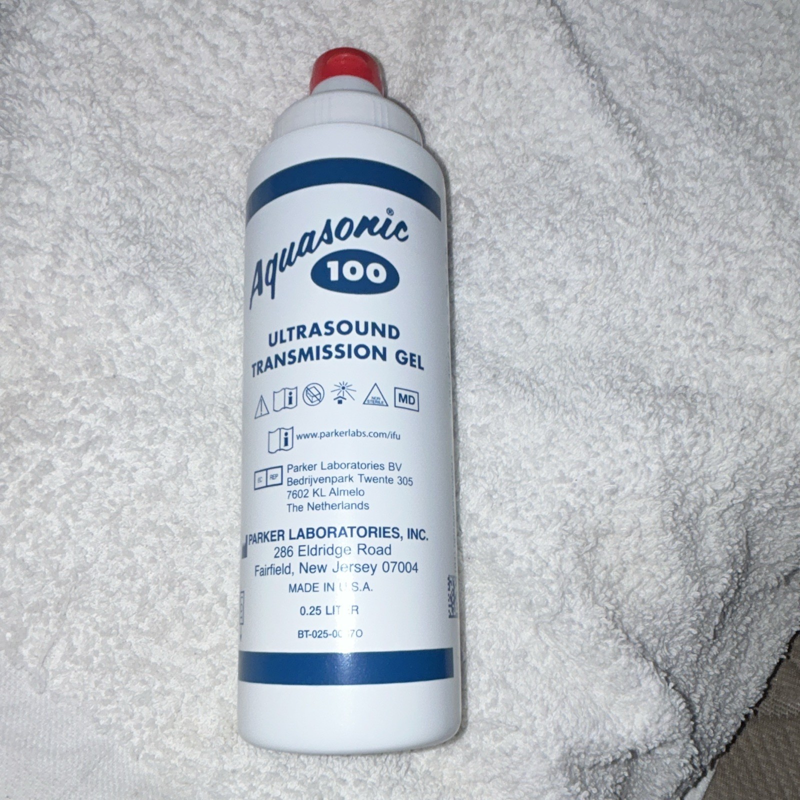 Parker Laboratories Aquasonic 100 Ultrasound Transmission Gel 0.25 Liter