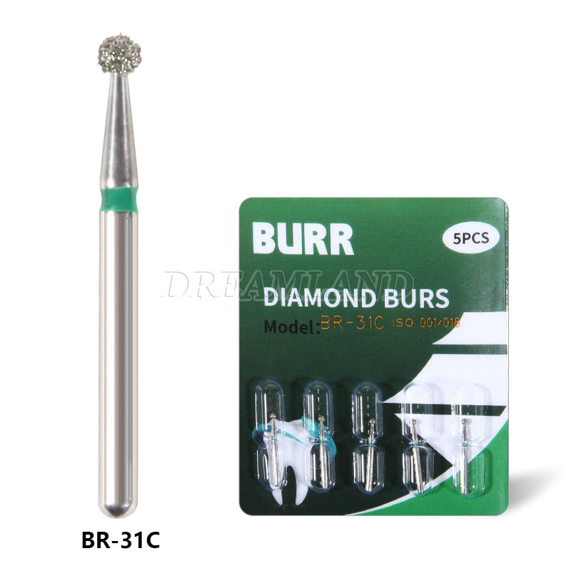 Dental Fresas Diamante Taladros para Alta velocidad Pieza de Mano FG 1.6 Bur Yj