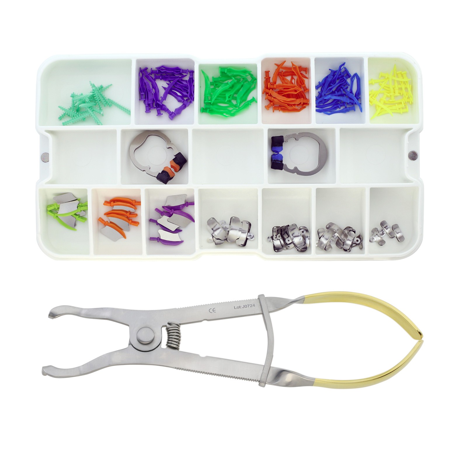 Dental Sectional Matrix Bands System Metal Refill Clamp Rings Garrison Palodent
