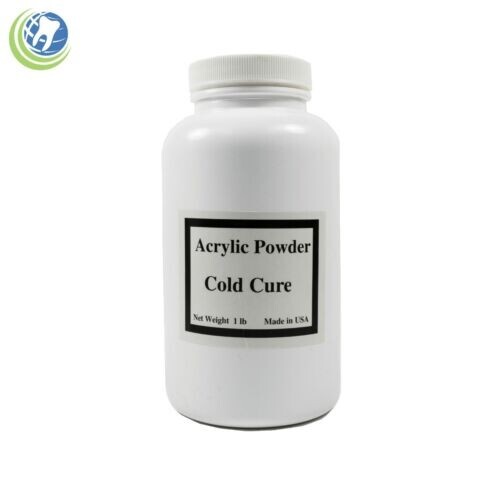 Dental Laboratory Dentist Self Cure Acrylic Powder Light Pink Veined Color 1 Lb.