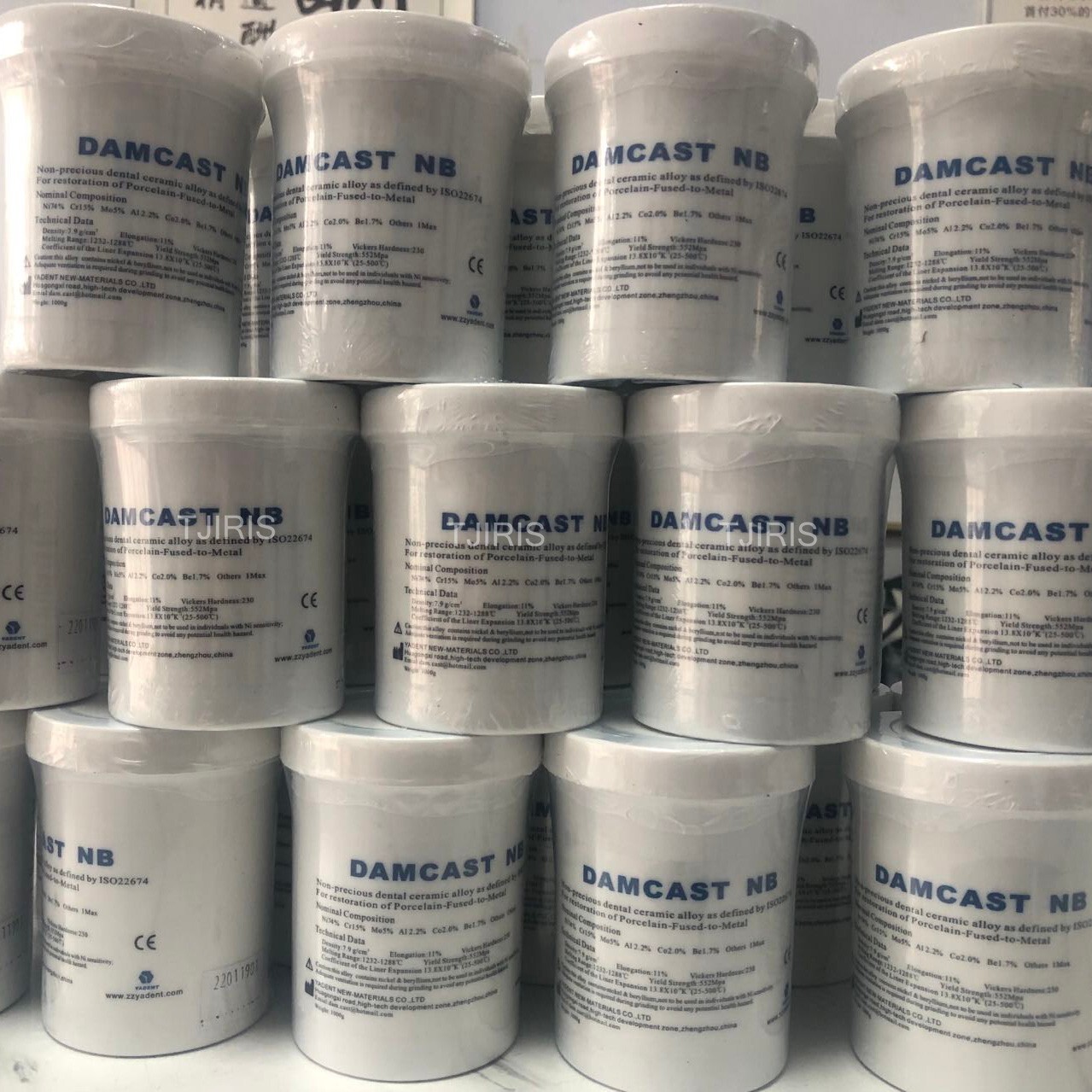 Dental Nickel Chrome Alloy with Beryllium for Ceramic Restorations 1kg