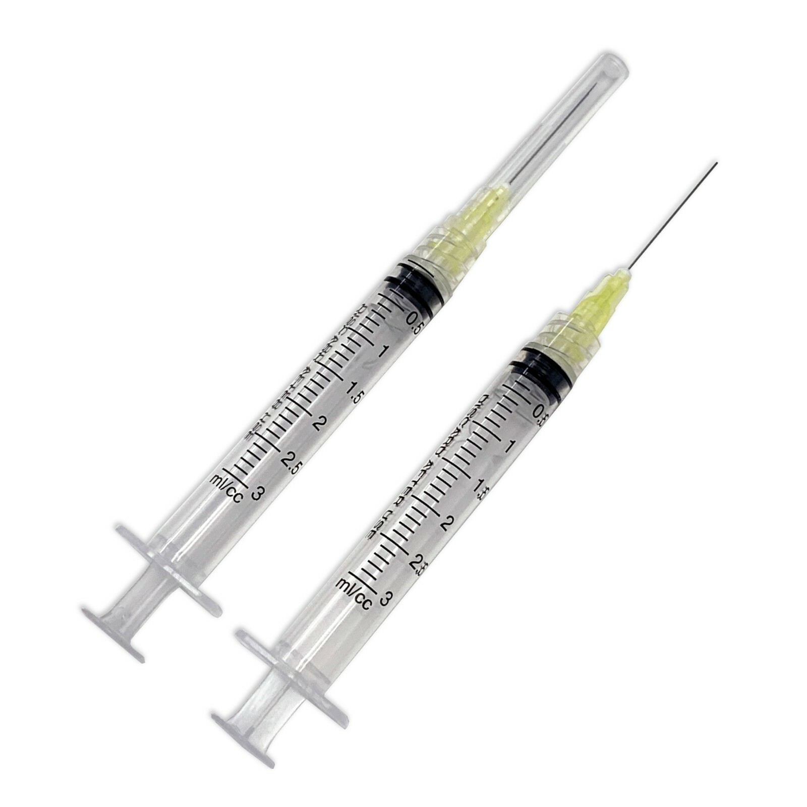 Dental Irrigation Syringes & Tips, 3 cc 27 Gauge – 27G, (Box of 100)