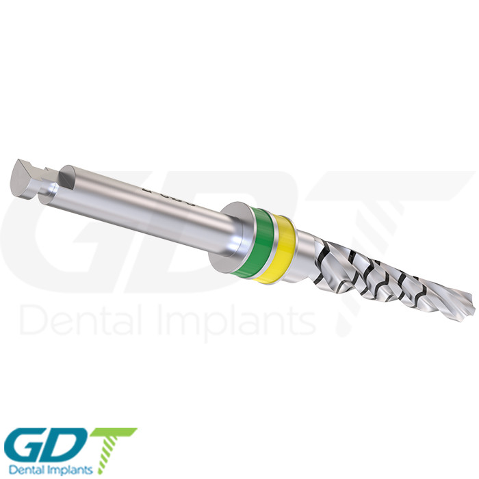 Conical Drill 2.5mm – 3.7mm, External Irri gated, Dental Im plant Sur gical Tool