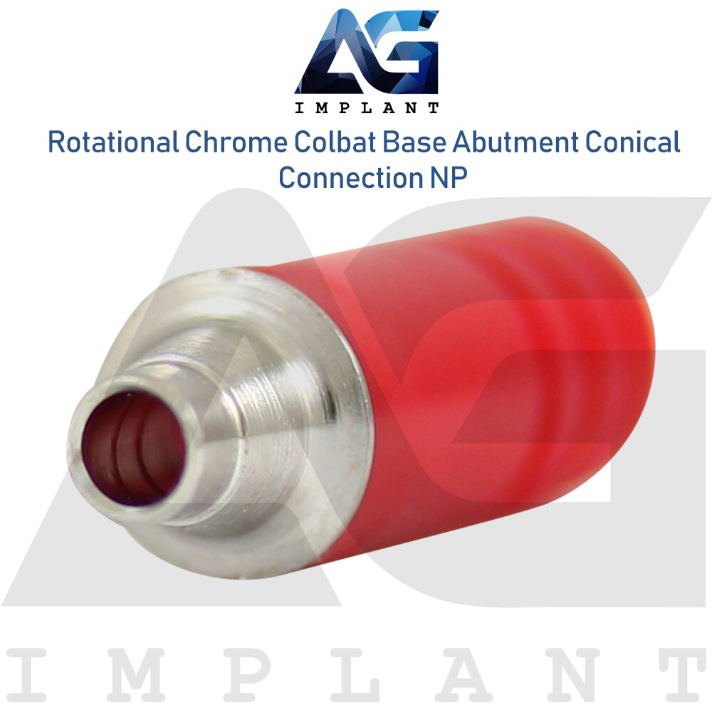 10 Chrome Cobalt Base Rotational NP Conical Connection With Screw 2.25mm